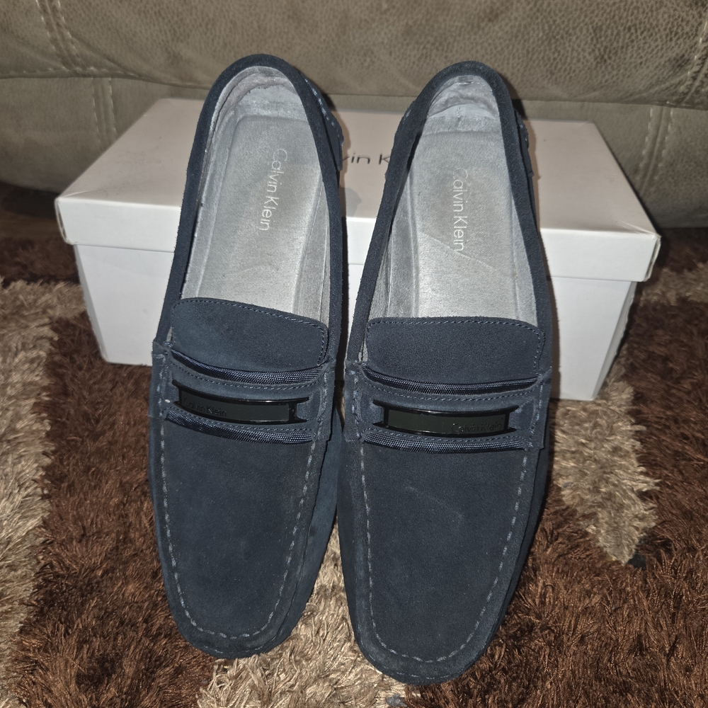 Calvin Klein Men's Navy Loafers